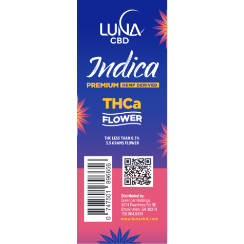 LUNA CBD Luna Weekend+ DOUBLE COOKIES, THCA Flower, 3.5g LUNA CBD Luna Weekend+ DOUBLE COOKIES, THCA Flower, 3.5g