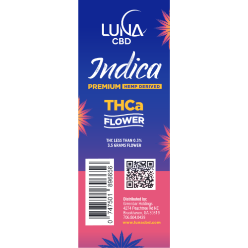 LUNA CBD Luna Weekend+ ICE CREAM COOKIES, THCA Flower, 3.5g