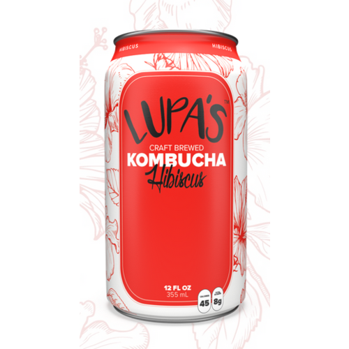 LUPA'S KITCHEN Lupa's Kitchen Hibiscus Kombucha, 12oz.