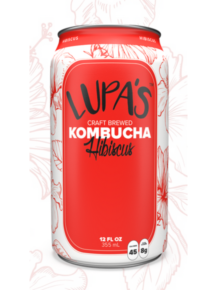 LUPA'S KITCHEN Lupa's Kitchen Hibiscus Kombucha, 12oz.