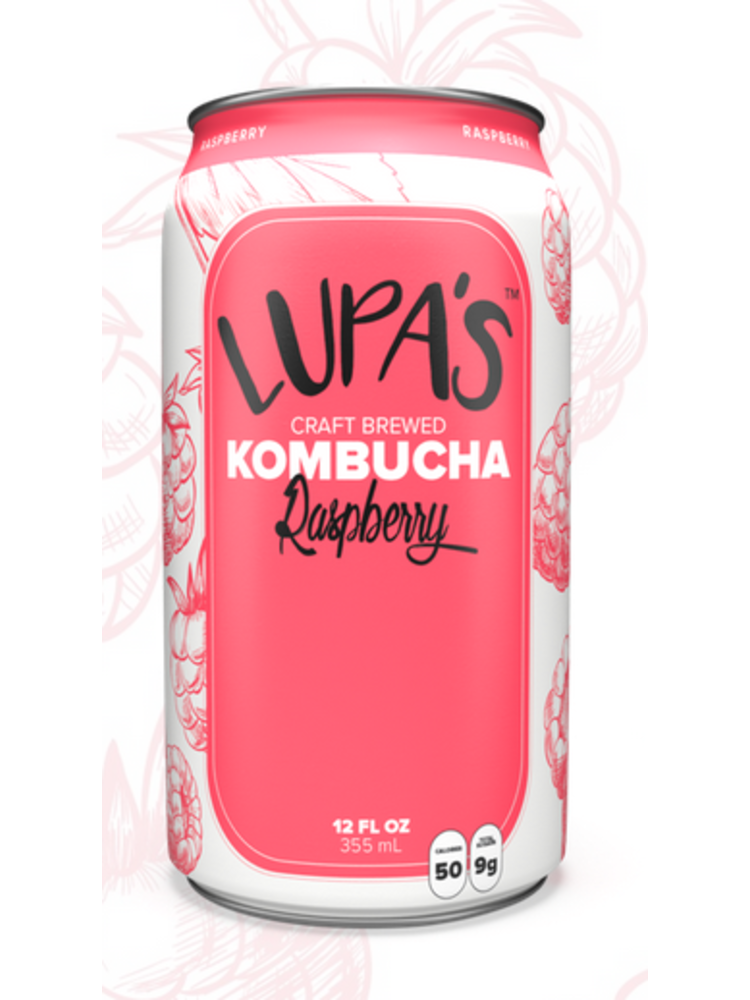 LUPA'S KITCHEN Lupa's Kitchen Raspberry Delight Kombucha, 12oz.