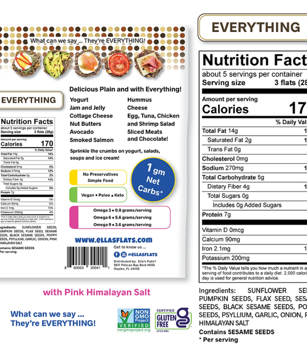 Ella's Flats Ella's Flats Everything, 6oz.