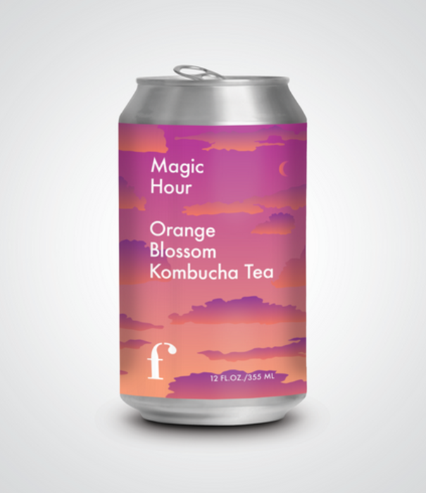 FIGMENT KOMBUCHA Figment Kombucha, Magic Hour, Orange Blossom, 12oz