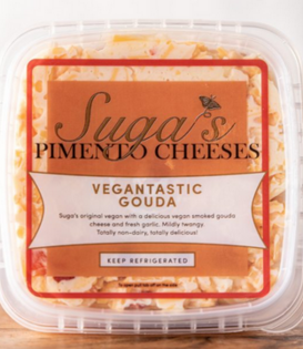 Suga's Pimento Cheese, 8oz Vegan Gouda