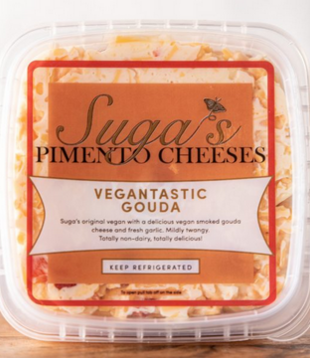 Suga's Pimento Cheese, 8oz Vegan Gouda