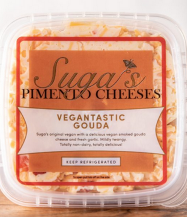 Suga's Pimento Cheese, 8oz Vegan Gouda