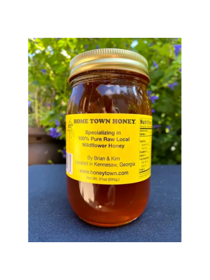 Hometown Honey Hometown Honey, Glass Pint Jar, 21oz.