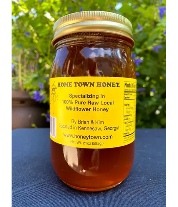 Hometown Honey Hometown Honey, Glass Pint Jar, 21oz.