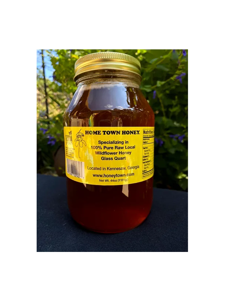 Hometown Honey Hometown Honey, Glass Quart Jar, 44oz.