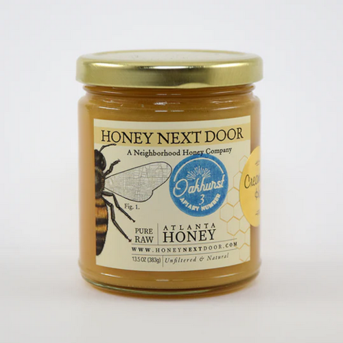 Honey Next Door Raw Creamed Honey, Druid Hills, 13.5oz