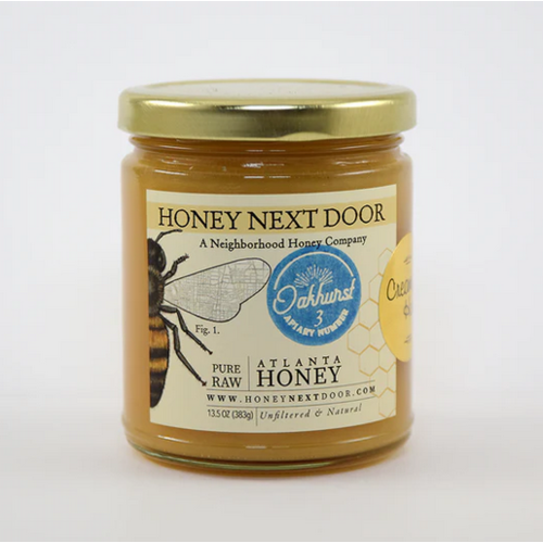 Honey Next Door Raw Creamed Honey, Oakhurst, 13.5oz Honey Next Door Raw Creamed Honey, Oakhurst, 13.5oz