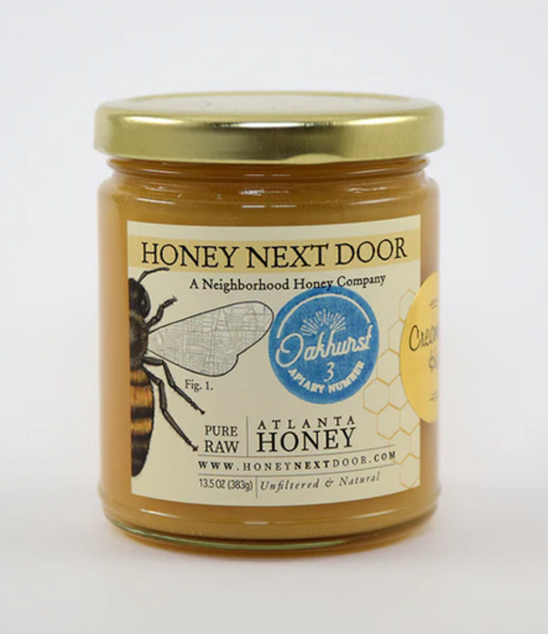 Honey Next Door Raw Creamed Honey, Oakhurst, 13.5oz