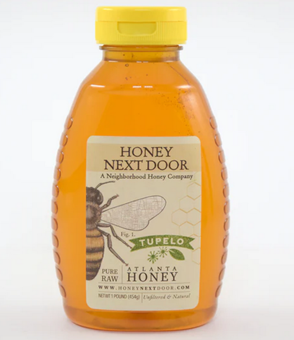 Honey Next Door Raw Honey, Tupelo, 1lb.