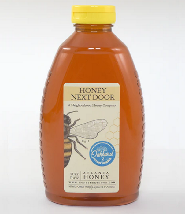 Honey Next Door Raw Honey,  Buckhead, 2lb.