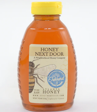 Honey Next Door Raw Honey, Candler Park, 1lb.