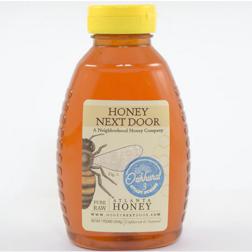 Honey Next Door Raw Honey, Candler Park, 1lb.