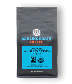 Dancing Goats Coffee, Whirling Dervish Blend, Organic, FT