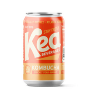Kea Beverages Kombucha, Prickly Pear & Mango, 12oz.
