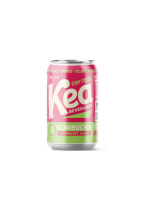 Kea Beverages Strawberry Guava Kombucha, 12oz.