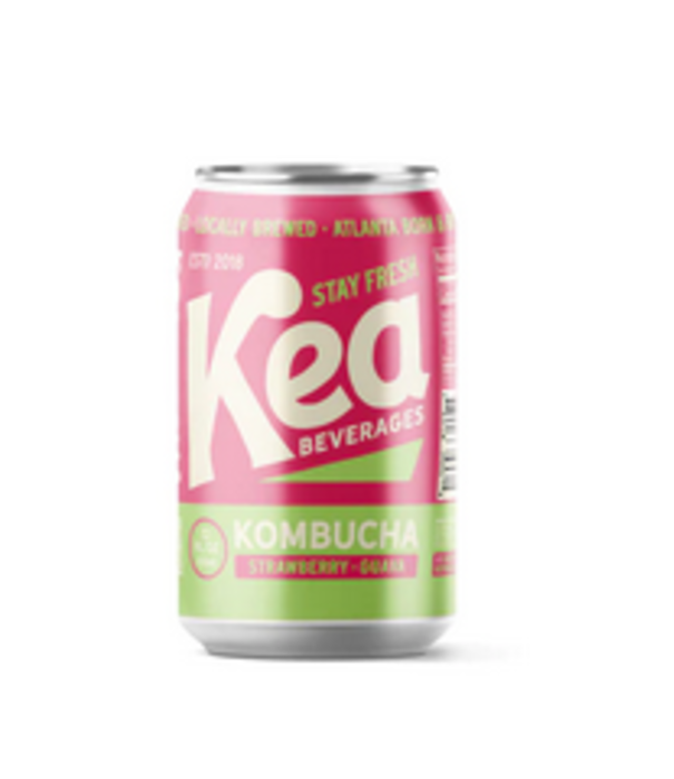 Kea Beverages Kombucha, Strawberry Guava, 12oz.