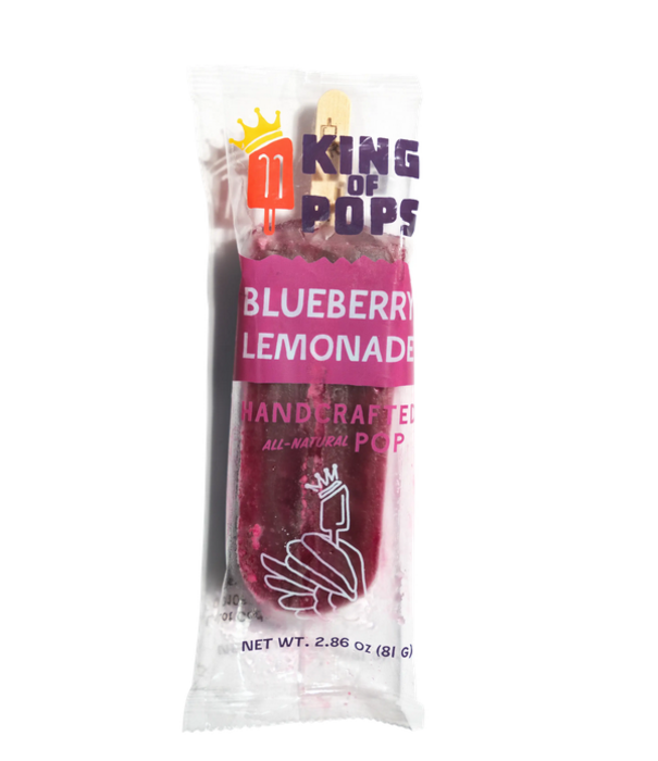 King of Pops Blueberry Lemonade, 3.2oz.