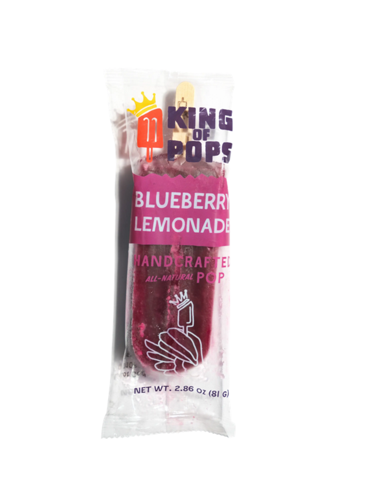 King of Pops Blueberry Lemonade, 3.2oz.