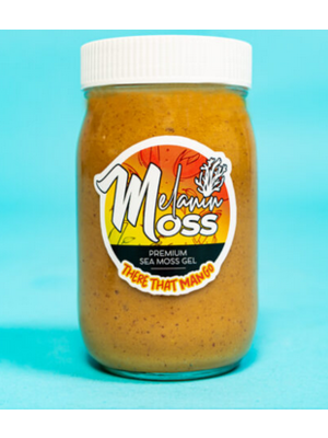 Melanin Moss Premium Sea Moss Gel, Mango