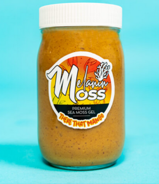Melanin Moss Premium Sea Moss Gel, Mango