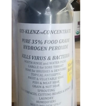 Oxy-Klenz Food Grade Hydrogen Peroxide, 16oz.