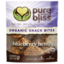 Pure Bliss Organics Blueberry Hemp Bites, 4oz.