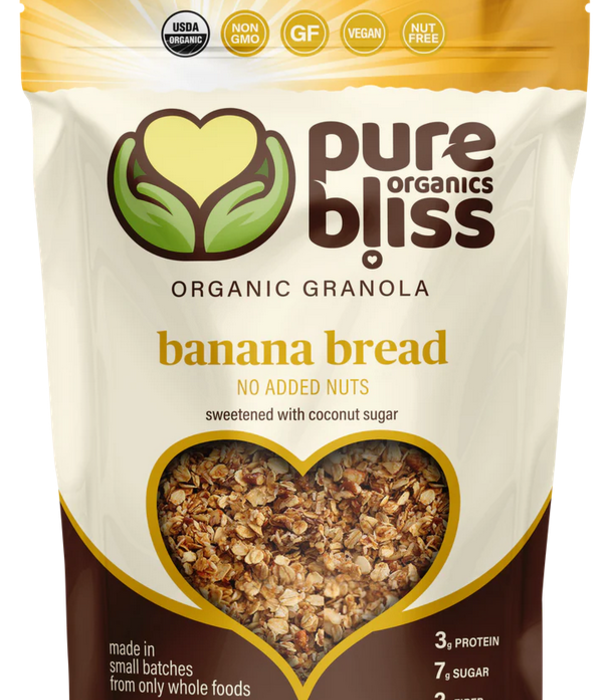 Pure Bliss Pure Bliss Organics Banana Bread Granola, 11oz.