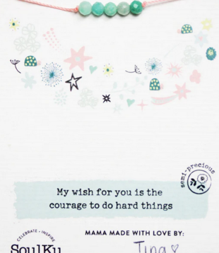 SoulKu Little Wishes NK - Amazonite - Courage DISCO