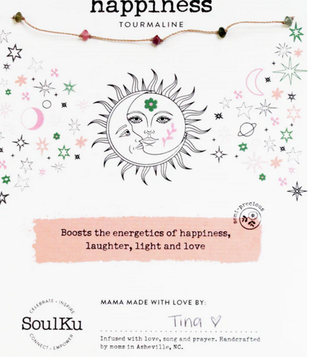 SoulKu Celestial NK Rainbow Tourmaline - Happiness