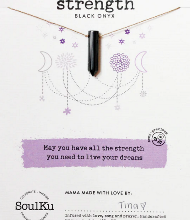 SoulKu Dream Necklace Black Onyx - Strength