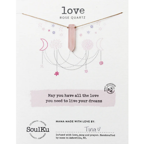 SoulKu Dream Necklace Rose Quartz - Love