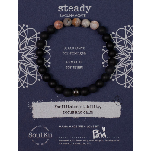 SoulKu Men's BR Laguna Agate-Steady SoulKu Men's BR Laguna Agate-Steady