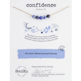 SoulKu Intention Necklace Sodalite, Confidence