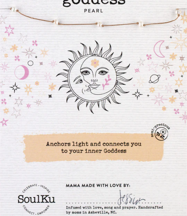 SoulKu Celestial Necklace Pearl, Goddess