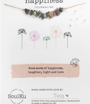 SoulKu Seed Tourmaline- Happiness