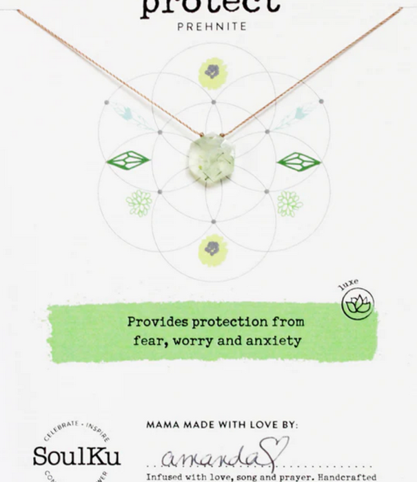 SoulKu Sacred NK Prehnite - Protect