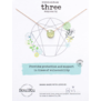 SoulKu Enneagram Necklace Prehnite - Three