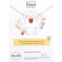 SoulKu Enneagram Necklace Sunstone - Four