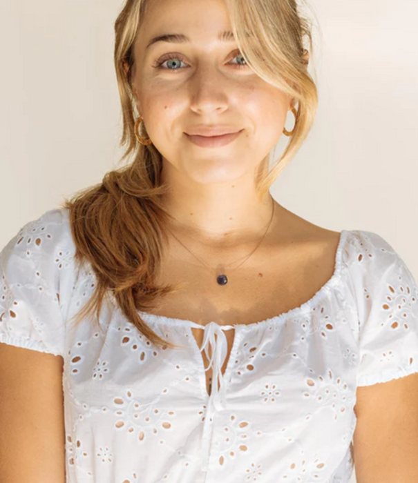 SoulKu Enneagram Necklace Iolite - Nine