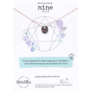 SoulKu Enneagram Necklace Iolite - Nine