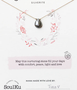 SoulKu Luxe Necklace Silverite - Grandmother