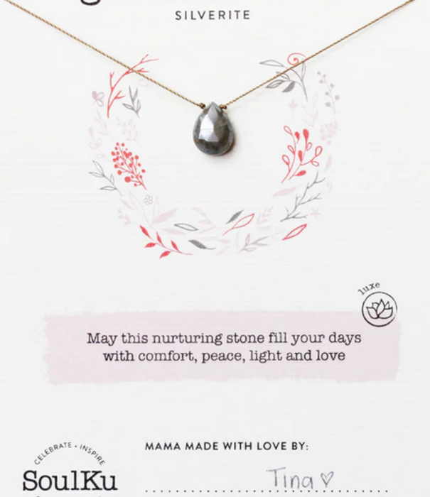 SoulKu Luxe Necklace Silverite - Grandmother