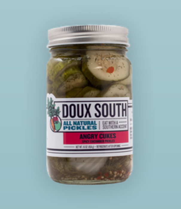 DOUX SOUTH Doux South Angry Cukes, 16oz.
