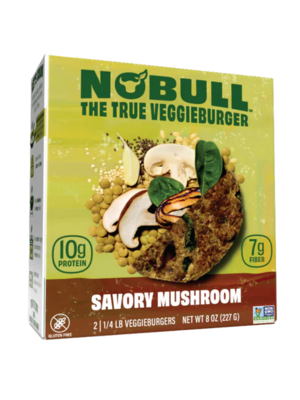 No Bull Burger, Savory Mushroom, 8oz