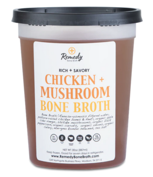 Remedy Chicken & Mushroom Bone Broth, 30oz