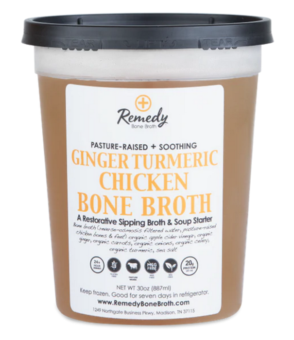 Remedy Ginger Turmeric Bone Broth, 30oz